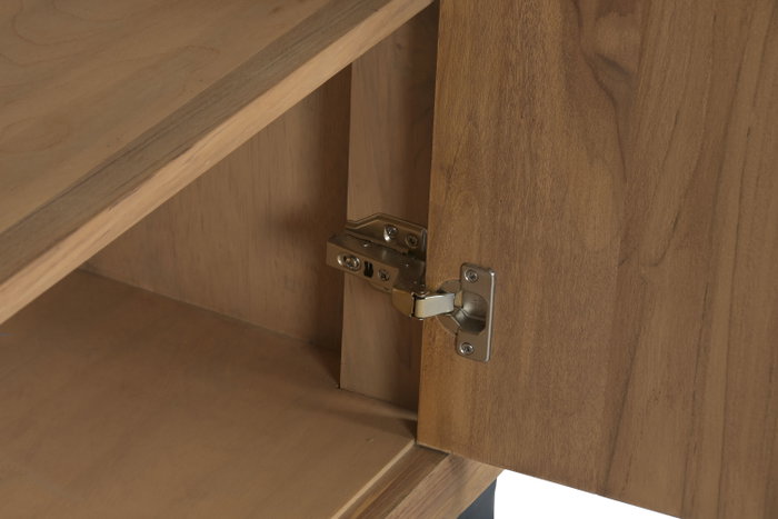 DKD Home Decor Buffet de Teca y MDF Marrón 180x40x85