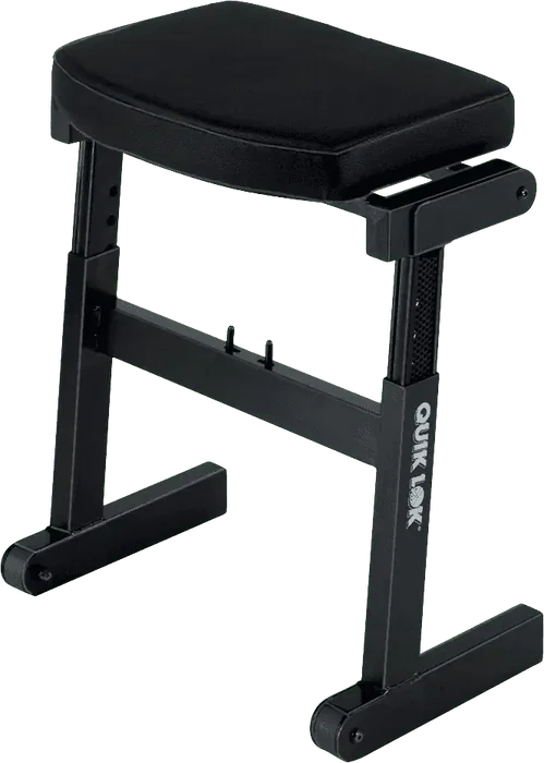 QUIKLOK Sillín Universal Plegable de Acero, Altura Ajustable 7 Posiciones, Funda Imitación Cuero QUIKLOK Sillín Universal Plegable de Acero, Altura Ajustable 7 Posiciones, Funda Imitación Cuero