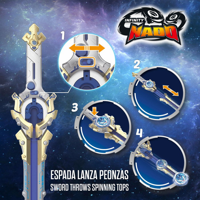 Peonza Infinity Nado (4 Unidades)