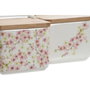DKD Home Decor Salero Dolomite Almendro 2024, Pack de 2 unidades