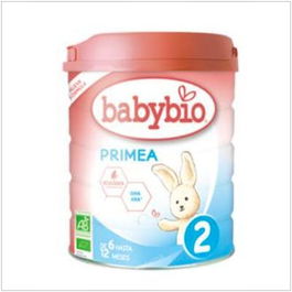BABYBIO Leche de continuación 2 para bebés de 6 a 12 meses - 800g