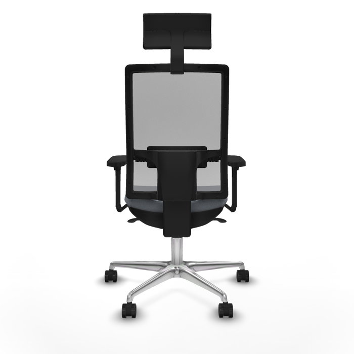 PIQUERAS Y CRESPO Silla de oficina Horna con mecanismo Sincro y Brazos 3D Gris PIQUERAS Y CRESPO Silla de oficina Horna con mecanismo Sincro y Brazos 3D Gris