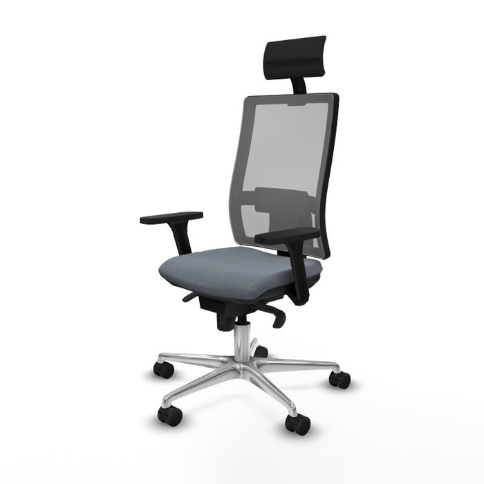 PIQUERAS Y CRESPO Silla de oficina Horna con mecanismo Sincro y Brazos 3D Gris PIQUERAS Y CRESPO Silla de oficina Horna con mecanismo Sincro y Brazos 3D Gris