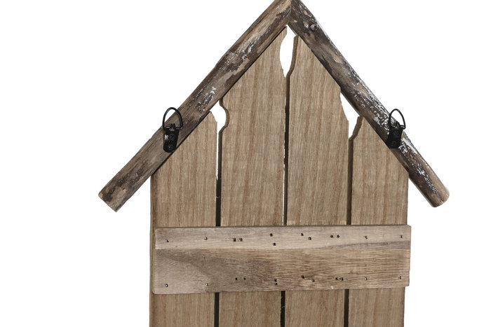 DKD Home Decor Decoración de Pared MDF con Faro y Conchas