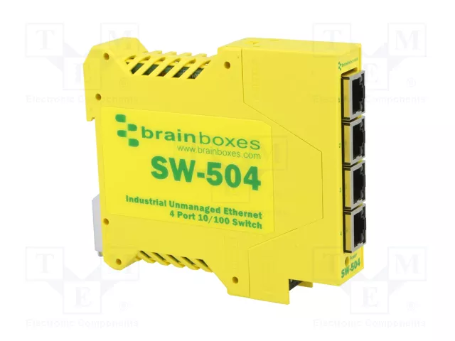 BRAINBOXES SW-504 Switch Ethernet No Administrado de Redes Industriales BRAINBOXES SW-504 Switch Ethernet No Administrado de Redes Industriales
