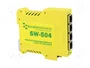 BRAINBOXES SW-504 Switch Ethernet No Administrado de Redes Industriales