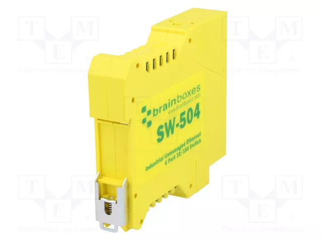 BRAINBOXES SW-504 Switch Ethernet No Administrado de Redes Industriales BRAINBOXES SW-504 Switch Ethernet No Administrado de Redes Industriales