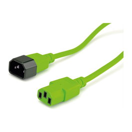ROLINE 19081523 Cable de conexión IEC 320 C14 a C13, 1,8 m, Verde