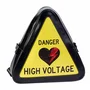 Oh My Pop Bolso-Mochila Warning High Voltage Oh My Pop Amarillo 31x31x10 cm