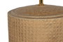 DKD Home Decor Lámpara de Pie de Cerámica y Lino Beige