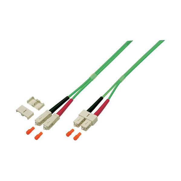 EFB Elektronik Cable de parcheo de fibra óptica OM5 SC-SC 5m Verde EFB Elektronik Cable de parcheo de fibra óptica OM5 SC-SC 5m Verde