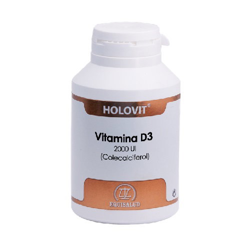 EQUISALUD Holovit Vitamina D3 2000UI (colecalciferol) 180 cápsulas