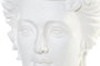 DKD Home Decor Macetero Fibra Vidrio Mujer Blanco