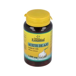 NATURE ESSENTIAL Garlic Oil (Ajo) 1000Mg 60 Perlas Complemento Cardiovascular