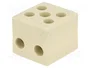 BM GROUP Bloque de bornas de alimentación de 450V, 4 bornas, natural