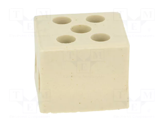 BM GROUP Bloque de bornas de alimentación de 450V, 4 bornas, natural