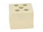 BM GROUP Bloque de bornas de alimentación de 450V, 4 bornas, natural