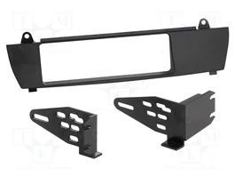 ACV Bastidor de montaje de radio para BMW X3 (E83) 2004-2010, 1 DIN, negro