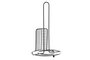 DKD Home Decor Portarrollos de Metal Negro Chinalight 2022b
