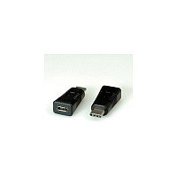 VALUE 12.99.3190 Adaptador USB 2.0 Tipo C Macho a Micro B Hembra Negro