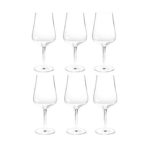 Summa Copa AOSTA Burdeos 62 cl - Cristal con Borde Fino - 229 mm de Alto y 97 mm de Diámetro (Set de 6) Summa Copa AOSTA Burdeos 62 cl - Cristal con Borde Fino - 229 mm de Alto y 97 mm de Diámetro (Set de 6)