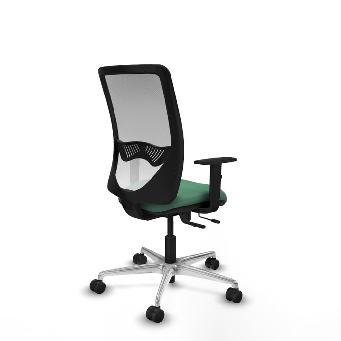 PIQUERAS Y CRESPO Silla de oficina Zulema Verde esmeralda y Blanco PIQUERAS Y CRESPO Silla de oficina Zulema Verde esmeralda y Blanco
