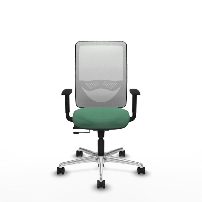PIQUERAS Y CRESPO Silla de oficina Zulema Verde esmeralda y Blanco PIQUERAS Y CRESPO Silla de oficina Zulema Verde esmeralda y Blanco