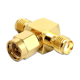 DeLOCK 88711 Adaptador SMA hembra a SMA macho y SMA hembra T-Stück