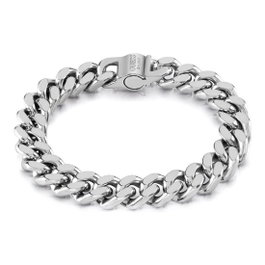 Guess Pulsera JUMB01350JWSTS para Hombre en Acero Inoxidable Gris