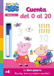 BEASCOA Peppa Pig. Primeros aprendizajes - Aprende con Peppa. Cuenta del 0 al 20