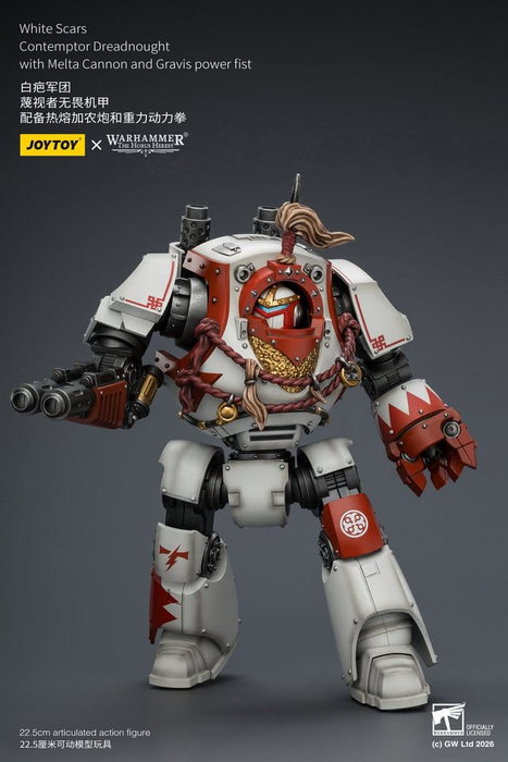 Joy Toy Warhammer The Horus Heresy White Scars Contemptor Dreadnought