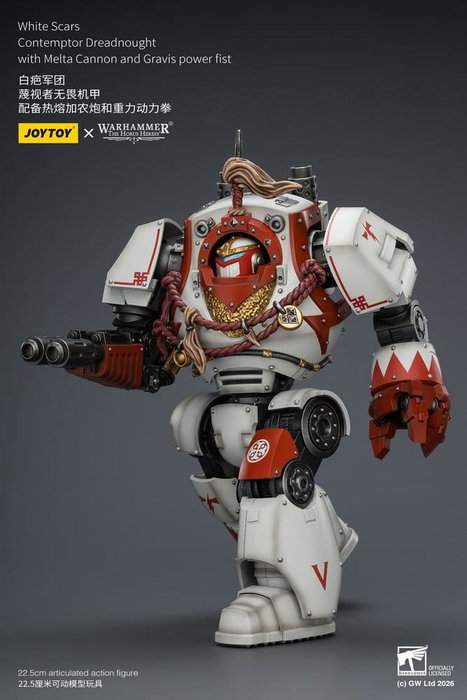 Joy Toy Warhammer The Horus Heresy White Scars Contemptor Dreadnought