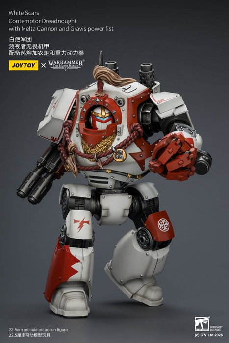 Joy Toy Warhammer The Horus Heresy White Scars Contemptor Dreadnought