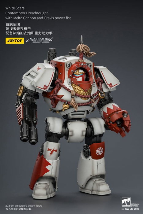 Joy Toy Warhammer The Horus Heresy White Scars Contemptor Dreadnought