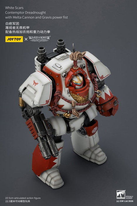 Joy Toy Warhammer The Horus Heresy White Scars Contemptor Dreadnought
