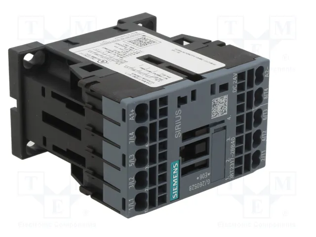 SIEMENS 3RT2317-2BB40 Contactor 4-polar NO x4 24VDC 12A