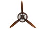 DKD Home Decor Reloj de Pared Hélice Cobrizo