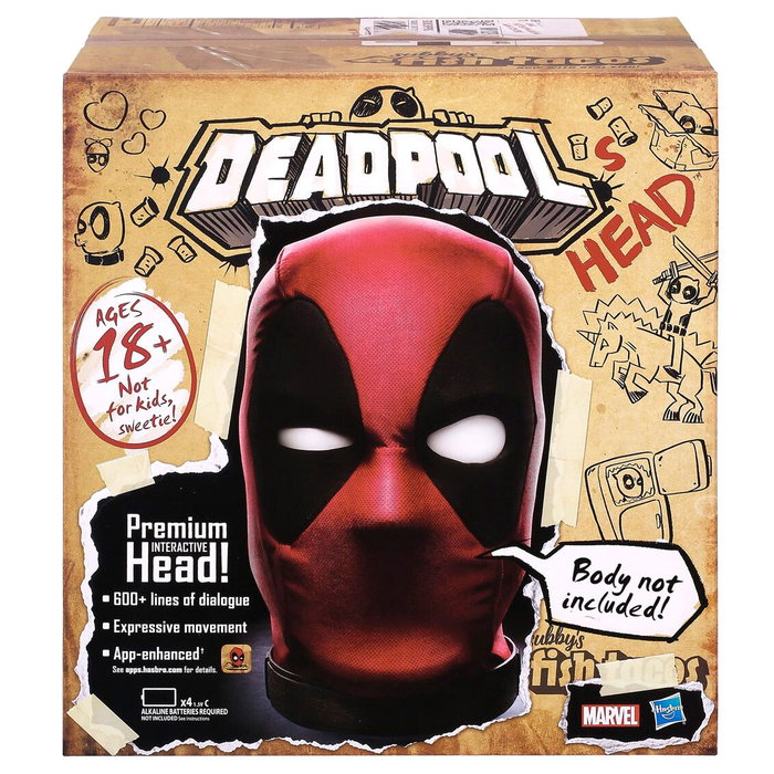 Hasbro Réplica de Cabeza Animatrónica Deadpool Marvel Legends Hasbro Réplica de Cabeza Animatrónica Deadpool Marvel Legends