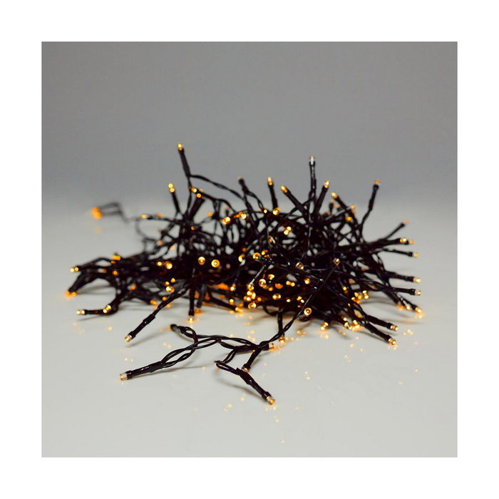 Guirnalda de 48 LEDs Blanco Cálido con Cable Negro y 8 Funciones, 4m Guirnalda de 48 LEDs Blanco Cálido con Cable Negro y 8 Funciones, 4m