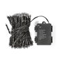 Guirnalda de 48 LEDs Blanco Cálido con Cable Negro y 8 Funciones, 4m