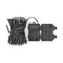 Guirnalda de 48 LEDs Blanco Cálido con Cable Negro y 8 Funciones, 4m