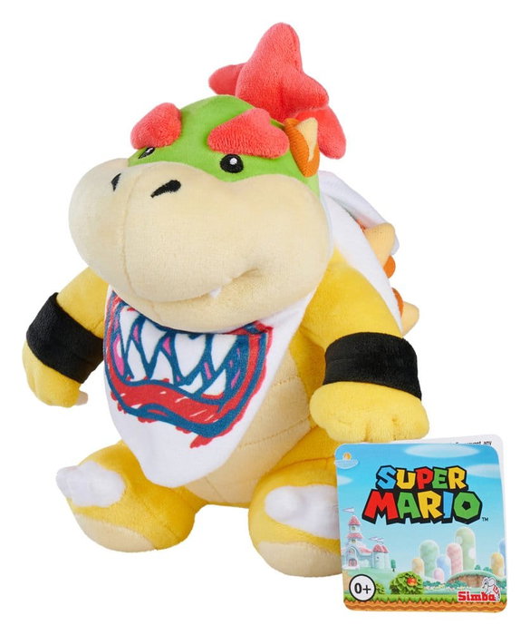 Super Mario Peluche Bowser Jr. 22cm