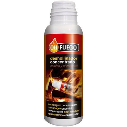 Flower Okfuego Deshollinador Concentrado para Estufas y Chimeneas 250 g
