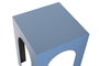 DKD Home Decor Mesita Auxiliar Urban Azul Metal Set 2 Piezas 40x40x58 cm