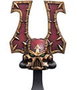 Warhammer 40,000 Réplica 1/4 Khorne Berzerker Helm 20 cm