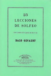 BOILEAU 25 lecciones solfeo con cambio claves de Sol y Fa