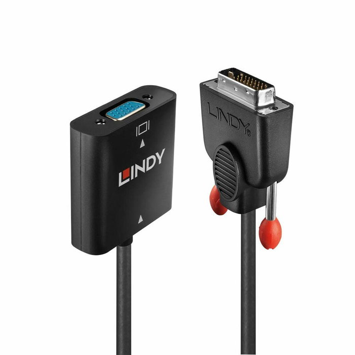 LINDY 38189 Adaptador DVI-D Macho a VGA Hembra Negro