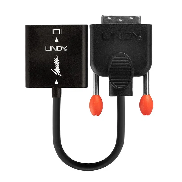 LINDY 38189 Adaptador DVI-D Macho a VGA Hembra Negro