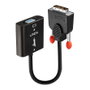 LINDY 38189 Adaptador DVI-D Macho a VGA Hembra, 1920x1200 1080p, 0.1m, Negro
