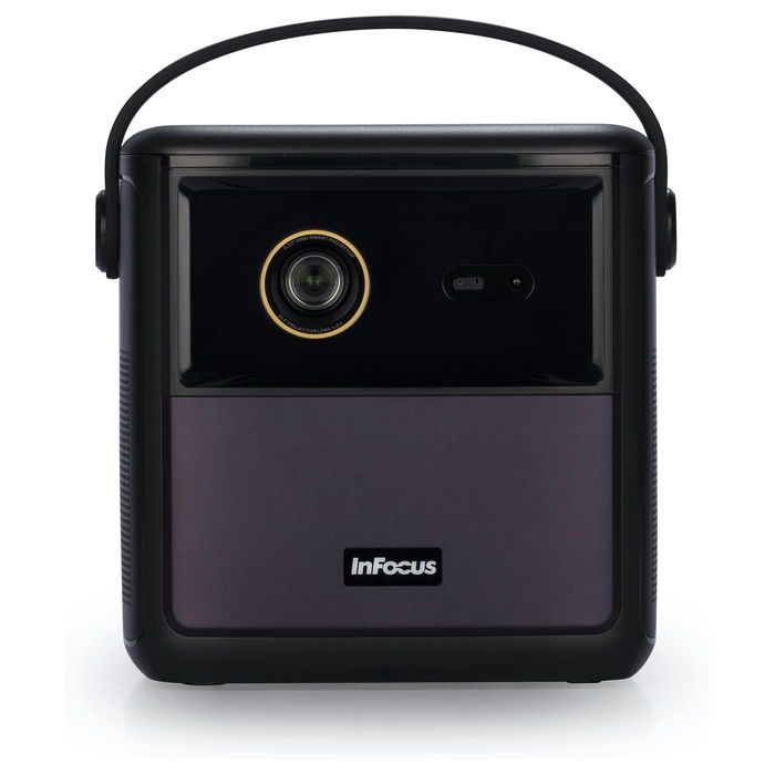 InFocus Crusader Master IN3018SL - Proyector LED 1080p Full HD, 450 Lúmenes, Proyección 43-130", Smart TV con Android, WiFi, Bluetooth 5.1, HDR10, Altavoces 20W